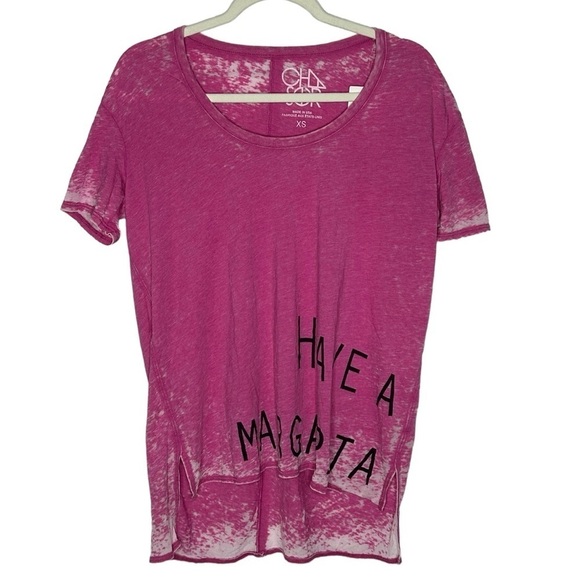 Chaser Have a Margarita Short Sleeve Top - Picture 1 of 12
